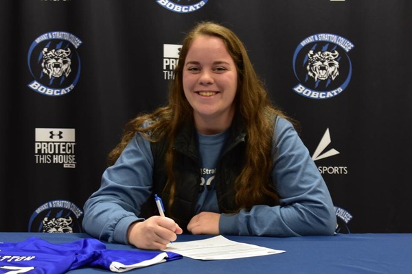 Derica Ohms (Eau Claire, WI) signs her National Letter of Intent with Bryant & Stratton College
