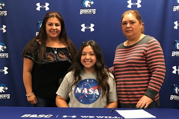 - Lynette Ocampo, Waukegan High School, Signs with Bryant & Stratton -