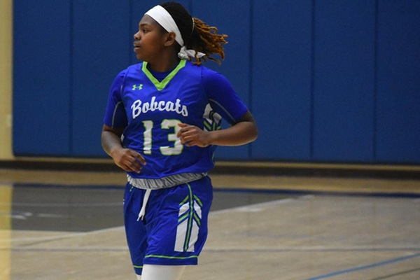 Ashley Quezaire (pictured) and the Lady Bobcats take down Gogebic CC